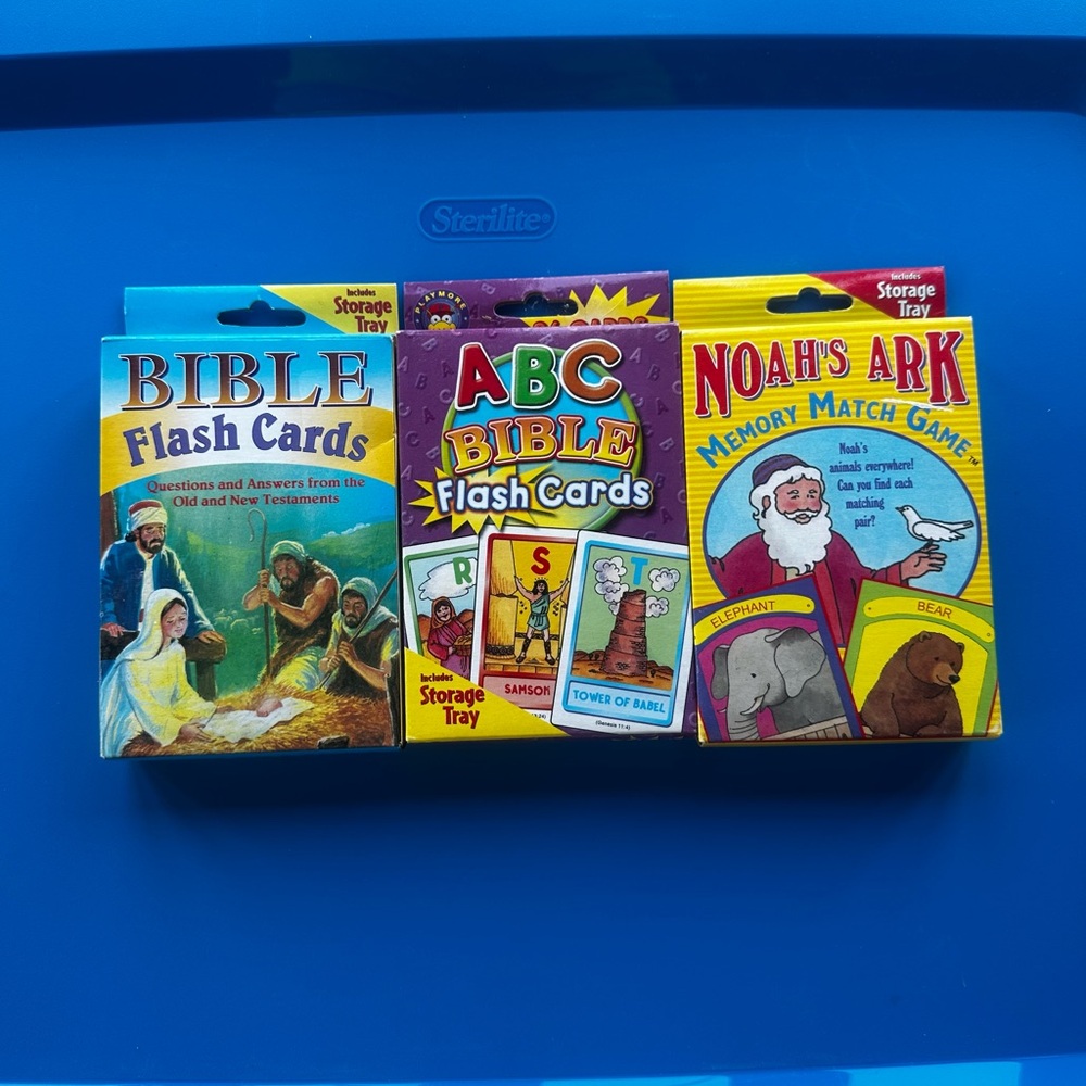 Bible and Noah's Ark Flash Cards Set